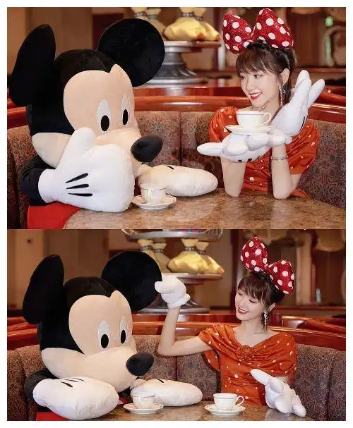  毛晓彤米妮造型来袭甜美俏皮的迪士尼在逃公主实锤了