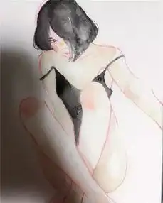  这个90后姑娘有点污,她的插画让你脸红心跳