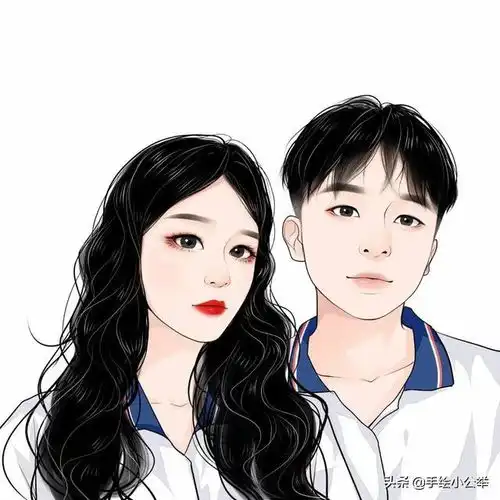  你的头像该换了,真人照片变漫画,2022年轻时尚情侣头像