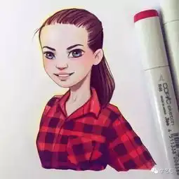  会画这种可爱的手绘,不怕没朋友