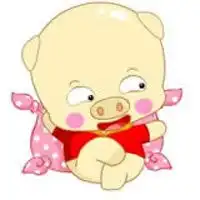  情侣可爱猪猪头像微信头像图片大全