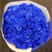  好看的蓝色妖姬微信头像微信头像图片大全