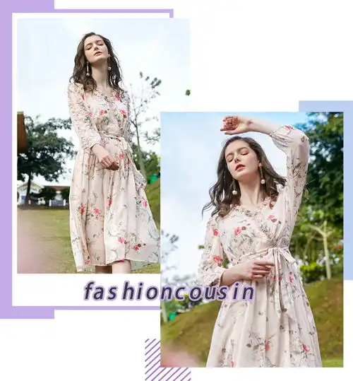  30条仙气十足的开春连衣裙安利单穿内搭都美炸