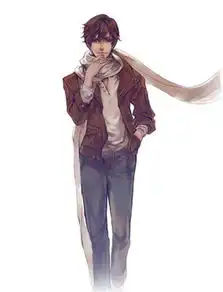  求吴邪这张图片的原图,原图好像还有小哥,一起围一条围巾