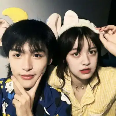  双人情头是心动呀糟糕眼神躲不掉