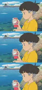  情侣壁纸波妞喜欢宗介