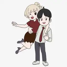  亲密的情侣幸福快乐手绘简约矢量人物场景图片素材其他格式下载动漫人物大全