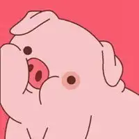  粉红猪摇摇情侣头像卡通摇摇猪我们走情侣头像