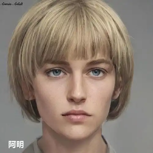  巨人超帅现实版头像,艾伦和三笠的夫妻相,最帅和最美诞生了