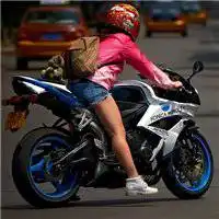  一个人骑摩托车头像微信头像图片大全