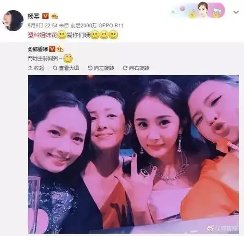 杨幂的流水朋友圈跟我做闺蜜,你要有实力