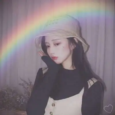  丧风格女头像真人黑暗系颓废女生头像