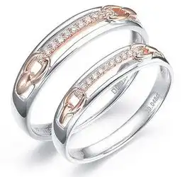  情侣戒指图片情侣戒指戴法的不同意义,让爱留住永恒