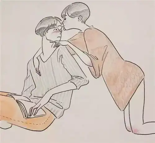  这个小姐姐最爱画情侣日常,羞羞