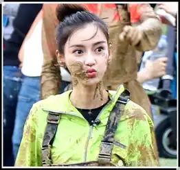  杨颖录制跑男生图流出,3d脸博好感,身高也不攻自破