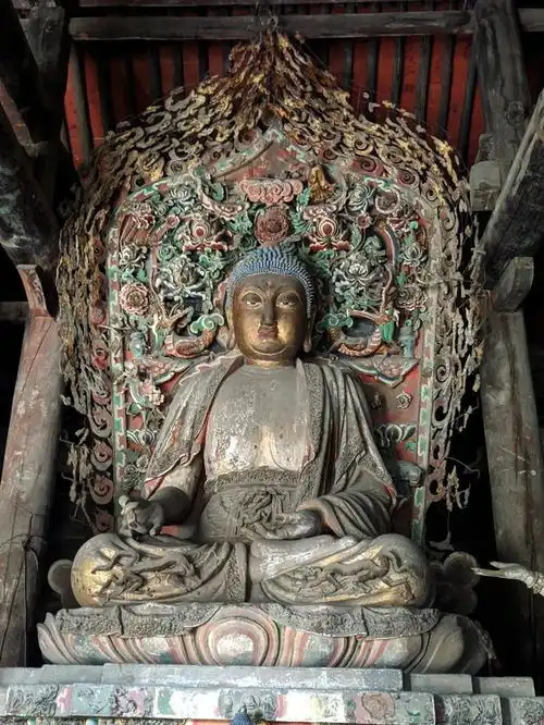  清凉赏析明代彩塑壁画十二面观音图