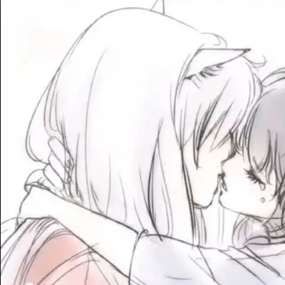  情头唯美漫画风终有弱水替情侣头像我要个性网