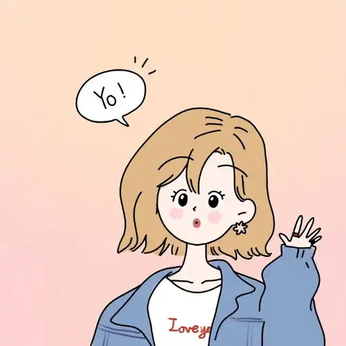 超简约女生头像,画风爱了
