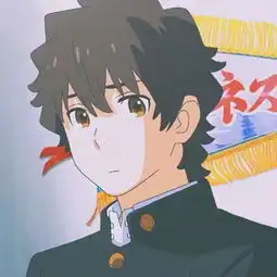  情侣头像动漫一男一女两张分开你的姓名是我的心咒