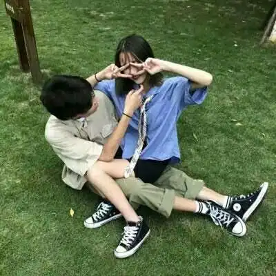  情侣头像小清新00后情侣专用