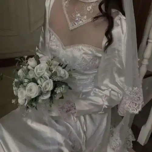 白婚纱头像小仙女必备仙气满满头像