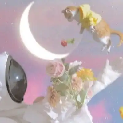  ins宇航员情侣头像