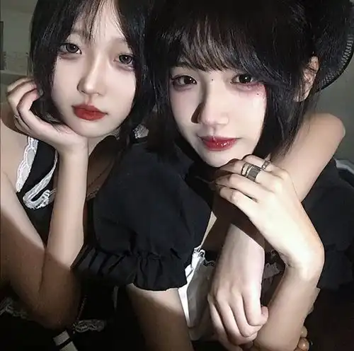 ins风格闺蜜头像