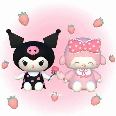 三丽鸥家族hellokittykuromi库洛米美乐堆糖,美图壁纸兴趣社区