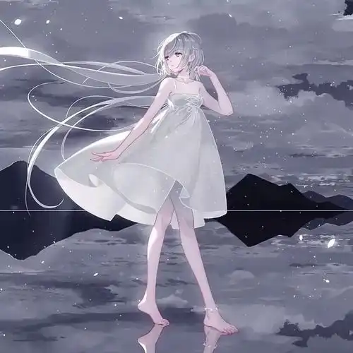 动漫闺蜜头像明月无暇,城池暗哑