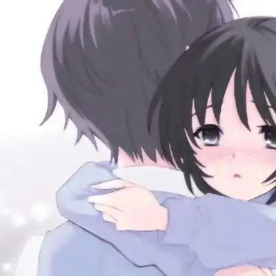  敲可爱的抱抱你是我的人