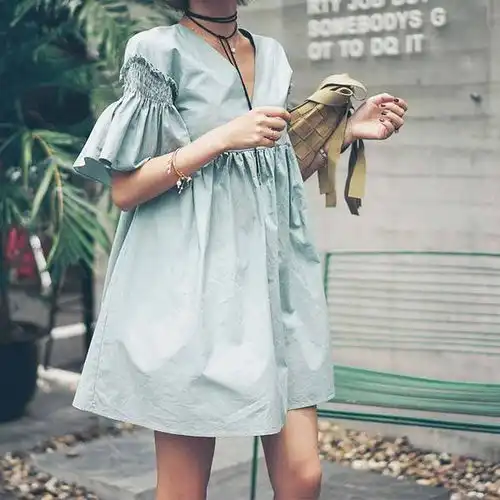 肉感女生的仙气连衣裙,穿对立刻瘦十斤