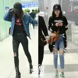  一件牛仔7连撞带货王们都穿火了哪些牛仔单品