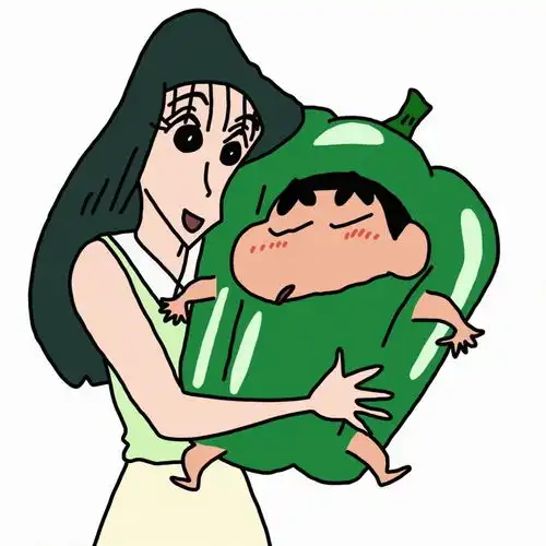  情头蜡笔小新和娜娜子姐姐的情侣头像