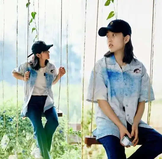  看了张子枫的妹妹风私搭,没想到穿得懒一点这么好看