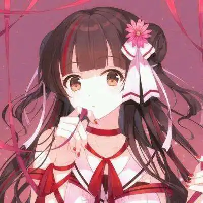  抖音女生最火卡通萌萌哒撩汉头像性感长发吊带小蛮腰吸粉无数