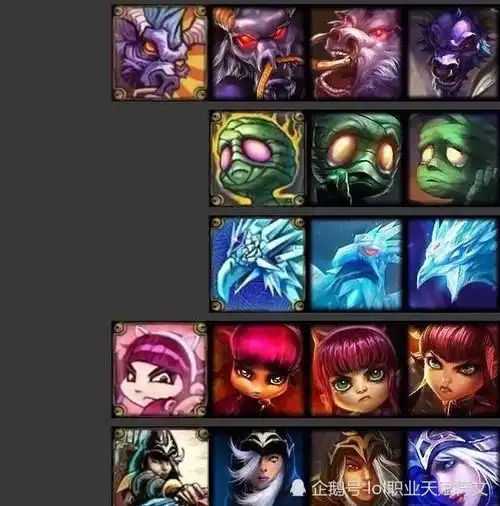  lol远古英雄头像你见过吗盖伦头像很帅气ez好可爱