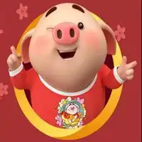  2019年猪小屁头像新年很萌很可爱猪小屁卡通头像
