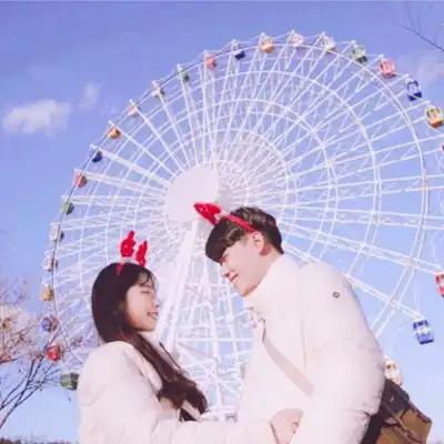  男女情侣头像真人一人一张高清情侣头像男女分开两张