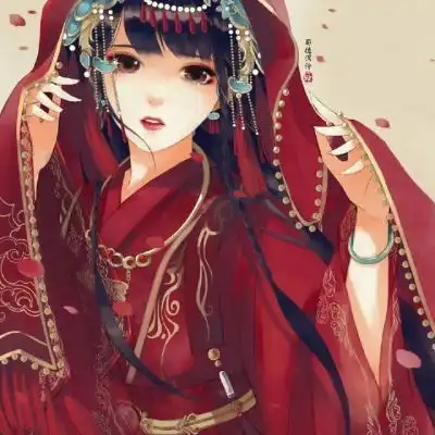  酒辞古风头像伤感却怕长发及腰少年倾心他人