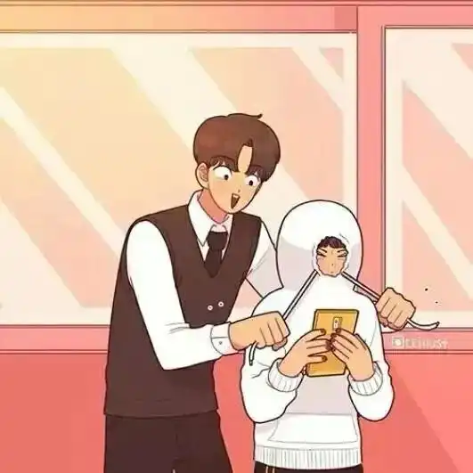  情侣头像,等你是我跟时间打的赌