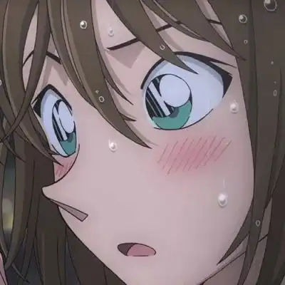  工藤新一和小兰情头名侦探柯南情侣头像一左一右