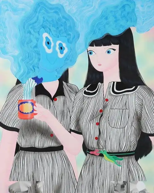  美女插画师笔下的香艳鬼魅,每一个细节如梦如幻令人浮想联翩