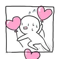  简笔画白底小人情人头像,情侣头像图片