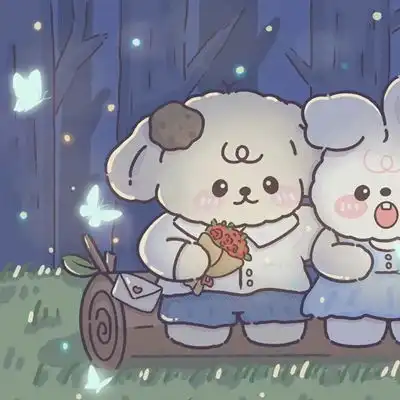  2023最新超萌可爱动漫情侣头像