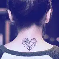  纹身个性qq头像喜欢纹身的女孩