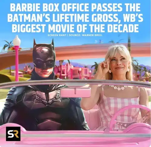  芭比上映13天国内破2亿元总票房超7.8亿美元