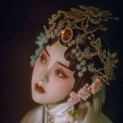  戏子头像古风真人高清唯美戏子古风图片