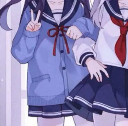 动漫女生闺蜜头像