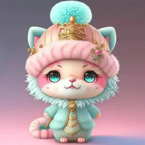  粉粉嫩嫩的十二生肖头像