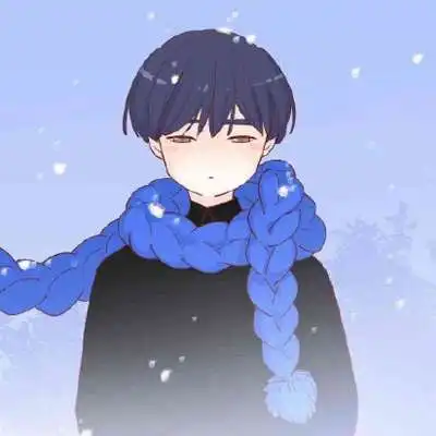  情头动漫一男一女分开不敌你满目柔情